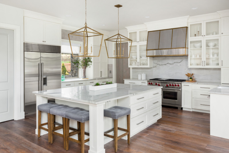 White kitchen interior